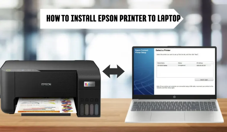 How To Add Epson Printer To Laptop