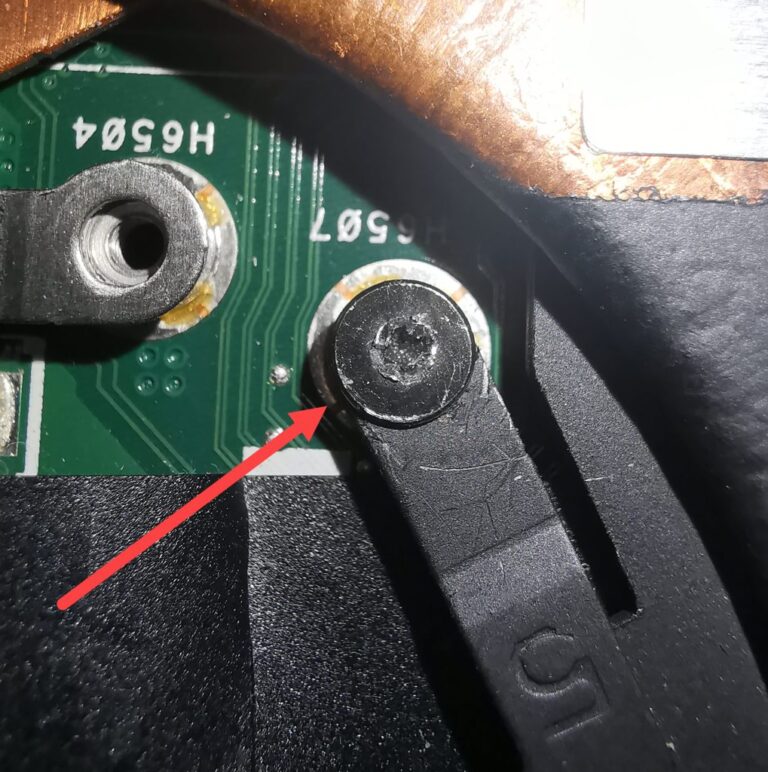How To Remove A Stripped Laptop Screw
