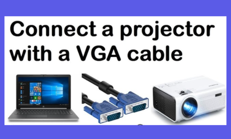 How Do I Connect Laptop To Projector