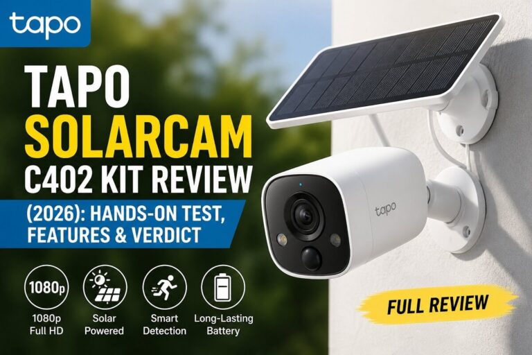 Tapo Solarcam C402 Kit Review (2026): Hands-On Test, Features & Verdict