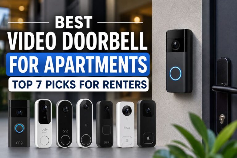 Best video doorbell for apartments featuring a smart doorbell camera and top 7 renter-friendly picks for apartment security.