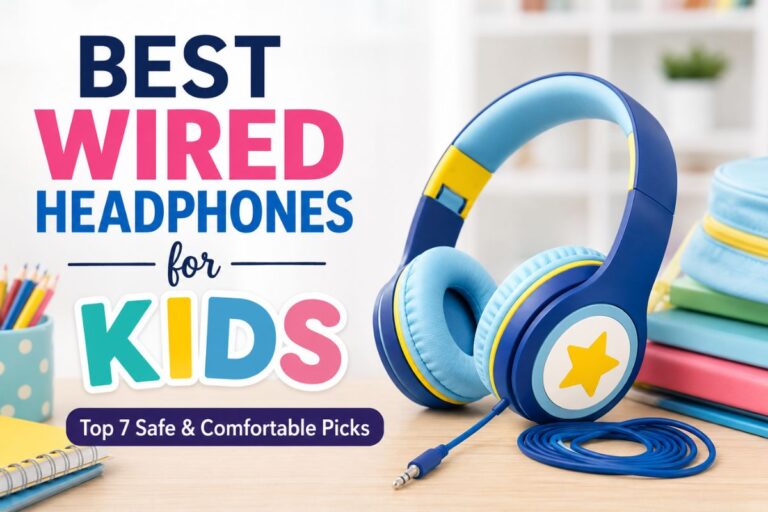 Best wired headphones for kids – safe and comfortable headphones for children.